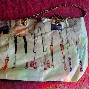 DSW smaller, cream tote bad